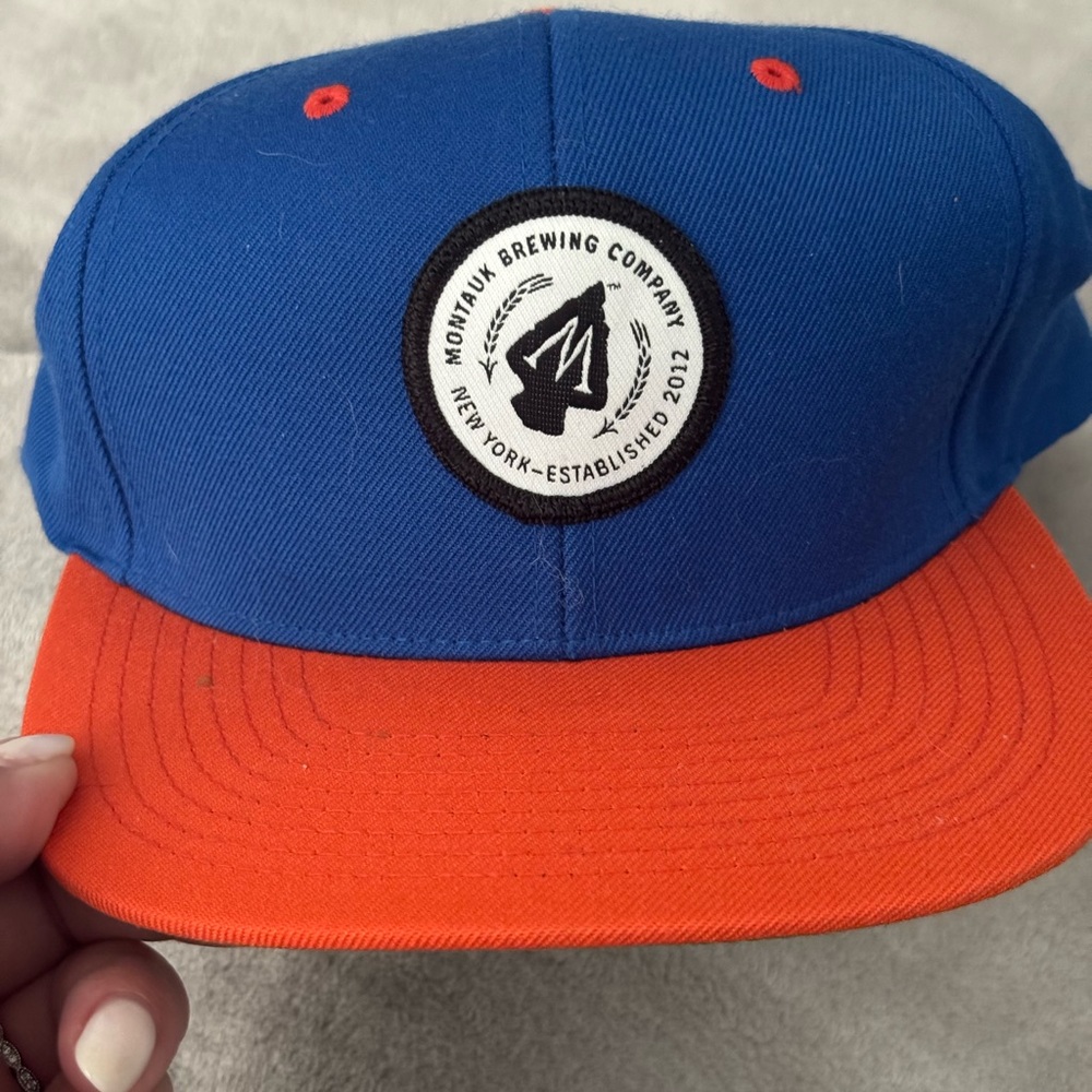 Blue and Orange Hat